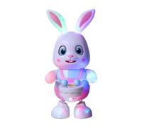 Générique Electric Bunny Toy, Interactive Dancing Rabbit, Battery-Powered Bunny Toys, Musical Animal with Sounds and Flashing Lights for Babies, Kids, Fun Learning Toy