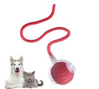 Générique Electric Cat Ball, Automatic Rolling Toy, 16.14x2.17x2.17 inches, Rechargeable Motion Ball with Tail Rope, Interactive Pet Trainer for Cats, Kitten Exercise, Indoor Outdoor Play