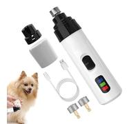 Générique Electric Cat Nail Grinder, Electric Dog Nail Trimmer, Safe and Painless Pet Accessorie, Noise- Claw Grooming Tool, for Kittens, Puppy Toenail Grinding Experience Unafraid