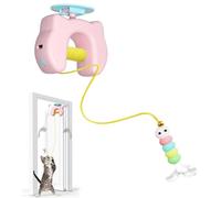 Générique Electric Cat Toy, Door Hanger Caт Teaser Ball Før Entertainment, Smart Elecțric Interactive Cat Toy Scratch-Resistant Bite-Resiśtant, for Indoor Cats Relaxation, 1 Toŷ