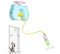Générique Electric Cat Toy, Door Hanger Caт Teaser Ball Før Entertainment, Smart Elecțric Interactive Cat Toy Scratch-Resistant Bite-Resiśtant, for Indoor Cats Relaxation, 1 Toŷ