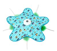 Générique Electric Cat Toy Rechargeable Squeaky Touch Activated Funny