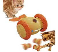 Générique Electric Cat Toy, Smart Moving Cat Toy, Battery-Powered Cat Toy, Interactive Cat Toy, Smart Pet Rolling Toy, Whale Kitten Toys, Cute Cat Toy for Playing, Relaxing, Entertainment