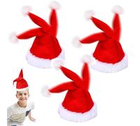 Générique Electric Christmas Hat, Electric Funny Singing and Dancing Christmas Hat with Randomly Swing & Play Songs (3 Pcs)