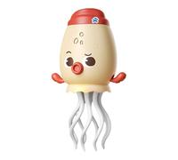 Générique Electric Dancing Octopus Toy, Interactive Musical Robot, 4.33x3.23x7.87 inches Automatic Obstacle Avoidance, USB Rechargeable Design for Toddler Play, Parent-Child Interaction