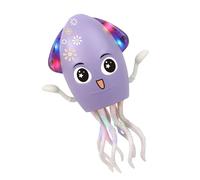 Générique Electric Dancing Octopus Toy, USB Rechargeable Robot with LED Lights, Obstacle Avoidance Entertainment Toy for Kids Indoor Play, Home, and Travel Fun, 2.44x2.44x0.91 inches