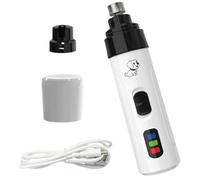 Générique Electric Dog Nail Trimmer, Silent Claw Grinding Tool, USB Rechargeable Nail File, Low-Noise Precision Grooming, Safe Gentle Design for Large, Medium, Small Dogs, Cats, Care