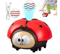 Générique Electric Floating Ball Toy, Ladybug Interactive Learning Set, USB Rechargeable, 1 Piece, Red/Black, Sensory Skill Development for Classroom, Preschool, Travel, Christmas Reward