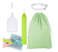 Générique Electric Gem Setter, Rhinestone Drill Pen, Craft Drill Tool, Rechargeable Suction Tool, Precision Craft Placement,6.77x0.98x0.98 inches, Excellent for Crafting, Events, Community Classes