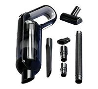 Générique Electric Handheld Suction Cleaner with LED Light - Cordless Pet Hair Remover | for Automotive Upholstery Dormitory Home Bedroom Living Room Apartment