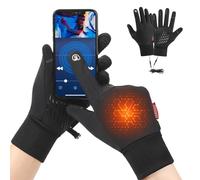 Générique Electric Heated Gloves, USB Heated Touchscreen Mittens, Waterproof Cold Weather Gear, 1 Pair Thermal Winter Handwear, Ideal for Running Fishing Cycling Commuting Hiking Sports Use