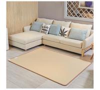 Générique Electric Heated Graphene Carpet,Tapis Chauffant Salon,50x30cm Montée en Température Constante,Température Réglable,PVC Résistant à L‘Abrasion,Réchauffe Sol Froid d’Hiver