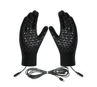 Générique Electric Heating Gloves, Winter Gloves, 8.27x4.33in USB Rechargeable with Screen Touch, 3 Heat Modes, Adjustable Warmth for Sports, Cycling, Outdoor Activities, Men, Women, Teens, Athletes
