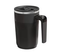 Générique Electric Mixing Mug - 400ml Stainless Steel Automatic Stirring Coffee Cup | Auto Mixing Mug With Digital Temperature Display For Coffee Milk Hot Chocolate Travel