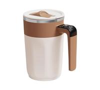 Générique Electric Mixing Mug - 87x70x140mm 400ml Auto Mixing Cup | Stainless Steel Automatic Stirring Coffee Mug Portable High Speed Electric Mixer For Coffee Milk Beverages Home Office