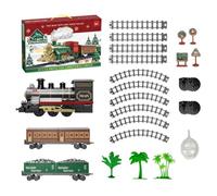 Générique Electric Train Set for Kids Musical Light Up Track Toy Car Models | Electric Track Train With Mist Effect, Easy Assemble Train Set for Home Living Room Bedroom Apartment Dormitory Kindergarten