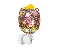 Générique Electric Wax Burner Light - Flameless Adjustable Brightness | Electric Wax Burner for Bedroom Living Room Dorm Apartment Bathroom Hotel Spa Center Christmas Birthday