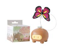 Générique Electronic Cat Toy, Butterfly Teaser Wand, 2.76x2.56x2.56 inches, Battery Operated Spinner, Stimulating Exercise, Interactive Motion Game for Indoor Fun, All Cat Breeds