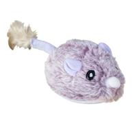 Générique Electronic Cat Toy, Interactive Squeaky Mice, Plush Touch-Activated Pets, Chew Design for Indoor, Kitten, Exercise, Hunting, Enrichment Play Training, 4.33x1.57x2.17 inches