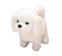 Générique Electronic Toy Dog, Plush Walking Puppy Toy, Interactive Animated Walking Toy, Plush Puppy Toy Features Walking, Barking, Tail Wagging for Holiday Birthday, 6.3x3.54x5.91 inches