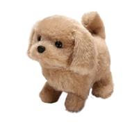 Générique Electronic Toy Dog, Plush Walking Puppy Toy, Interactive Animated Walking Toy, Plush Puppy Toy Features Walking, Barking, Tail Wagging for Holiday Birthday, 6.3x3.54x5.91 inches