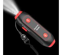 Générique Electronic Whistle 2nd 120-150dB, 9V Battery, 99g | Referee Whistle with SOS Light & Flashlight | Ẃhistle for Coaches & Soccer (14x4.1x3cm)