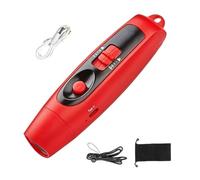 Générique Electronic Whistle, USB Rechargeable Securely Whistling Device, Adorable 3 Level Loudness Adjustable Sports Referee Whistle, Whistles Lanyard and LED Light for Outdoor, Teacher Use