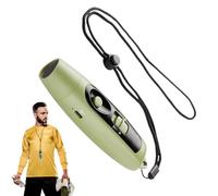 Générique Electronic Whistle, USB Rechargeable Securely Whistling Device, Adorable 3 Level Loudness Adjustable Sports Referee Whistle, Whistles Lanyard and LED Light for Outdoor, Teacher Use
