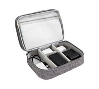 Générique Electronics Organizer Case, Travel Cord Organizer, Portable Toiletry Bag, Zippered Compartments, Compact Design, Perfect for Travel and Daily Organization