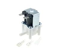 Générique Électrovanne électrique en plastique 12V, tuyau normalement fermé de 1/4 pouces, système d'osmose inverse d'eau RO(1I4 Pipe,AC 220V_NORMALLY CLOSED)