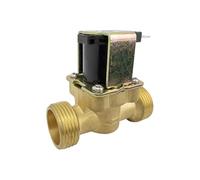 Générique Électrovanne en laiton normalement fermée G3/4 "AC 110/220V DC 5/12/24V(BSP_DC 24V)