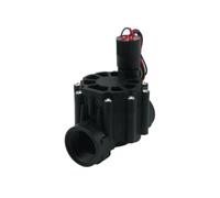 Générique Électrovanne normalement fermée DN15 DN20 DN25 DN32 DN40, vanne d'eau en Nylon 220V 12V 24V for l'irrigation du paysage de la ferme et jardin(1-1/2",DC12V)