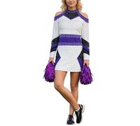Générique élégant de pom-pom girl style cour pour adultes tenue de spectacle et de danse pour cosplay inspiré de la mode