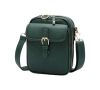 Générique Elegant Leather Messenger Bag, Large Capacity Shoulder Bag, Portable Phone Pouch with Multiple Compartments, Organizer for Essentials Bags with Modern Casual Design Purse for Men, Women