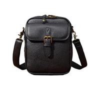 Générique Elegant Leather Messenger Bag, Large Capacity Shoulder Bag, Portable Phone Pouch with Multiple Compartments, Organizer for Essentials Bags with Modern Casual Design Purse for Men, Women