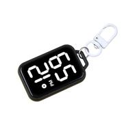 Générique Elektronische Schlüsselanhängeruhr | Präzise Touchscreen-Uhr | Digitale Rucksack-Accessoire-Uhr | Für Schüler, Erwachsene, Jugendliche, Pendler, Meetings, Prüfungen, Wandern