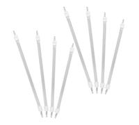 Générique Élément Chauffant Tubulaire en Quartz Blanc Compact 8 Pièces Technologie Avancée pour Chauffage Uniforme, pour Insert de Cheminée et Espaces de Vente