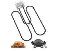 Générique Élément de Chauffage de Remplacement 66631/65621, Radiant Électrique pour BBQ Weber Q140 Q1400 SUS840, Tube Brûleur pour Gril, pour Weber 66631, 80342, 80343, 65620, Résistance Chauffante