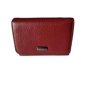 Générique Eléphant d’Or -Portefeuille -Porte-Monnaie Rouge - Cuir de Vachette - Femme