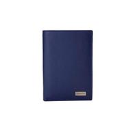 Générique Éléphant d'or - Grand Portefeuille en Cuir de Vachette Femme/Homme - Bleu - Porte-Monnaie Zippé - 10 Emplacements Cartes - 2 Compartiments Billets - S5912