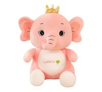 Générique Éléphant en Peluche - Déco Maison Mignonne Dessin Animé,Peluche de Voiture de 41 cm pour Filles Garçons - pour Filles Garçons Adultes Chambre Salon Bureau Étagère Lit Voyage Auto