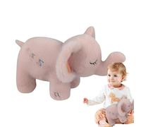 Générique Éléphant endormi sonore, éléphant en Peluche Respirant | Animal en Peluche endormi Anti-Stress,Éléphant en Respirant apaisant pour soulager Le Stress, en respiratoire pour