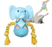 Générique Elephant Plush, Dog Elephant Stuffed Toy, Pet Chew Doll, Interactive Soft Playmate, Compact Ideal for Daily Use, Travel, Bedroom, Living Room, Home, Indoor, Outdoor Boredom Relief