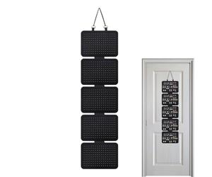 Générique Elevate Your Style with Our Stunning Wall Pin Organizer | 5-Board Brooch Display Case with Lanyard for Elegant Home Organization - Perfect for Cloakrooms, Study Rooms, and Craft Spaces