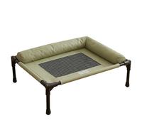 Générique Elevated Cat Bed - Airflow Mesh Lounger, Supportive Head Cradle, Reclining Perch Raised Animal Sleeper Nest Leisure Structure Resting Haven Arrangement | for Puppy Breed Home Apartment