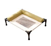 Générique Elevated Dog Bed, Breathable Mesh Pet Cot, 9.45x6.69 inches Cooling Raised Sleeping Frame with Sturdy Support Legs, Fabric Pet Lounger, Animal Rest Accessory for Summer and Camping