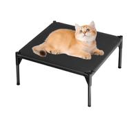 Générique Elevated Dog Bed, Raised Animal Cot, 19.29x19.29in Waterproof Pet Beds, Washable Breathable, Portable Metal Frame for Medium and Large Puppies, Indoor Sleeping Comfort