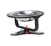 Générique Elevated Raised Pet Bowl, Dog Food Stand Feeder, Adjustable Pet Provider, Sturdy Design, (7.87 * 7.87 * 2.36 inches), Perfect for Small and Medium Dogs and Puppies, Cats and Pets