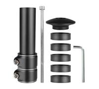 Générique Élévateur de Potence de vélo - Rallonge de Hauteur de Guidon réglable, Adaptateur de Confort de Verticale, Levage Vertical de 138 mm de Longueur, 100 mm