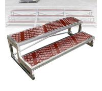Générique Élévateurs de chœur Pliables, Plateforme de scène métallique antidérapante et Portable à Plusieurs Niveaux, idéale pour Les Spectacles à Domicile et Les Discours. Faciles à Assembler.